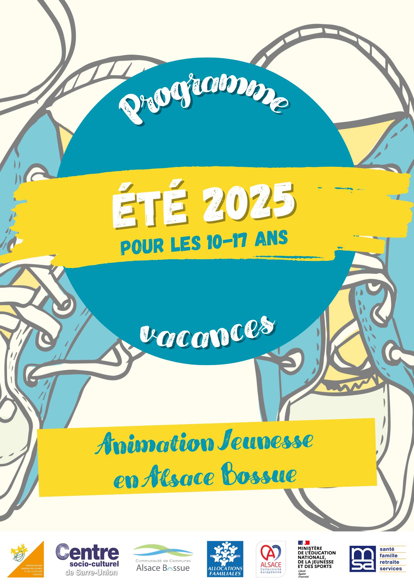 Programme d’été de l’Animation Jeunesse Alsace Bossue